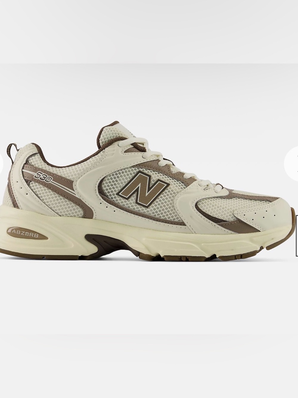 New Balance 530 - Turtledove with angora and mushroom